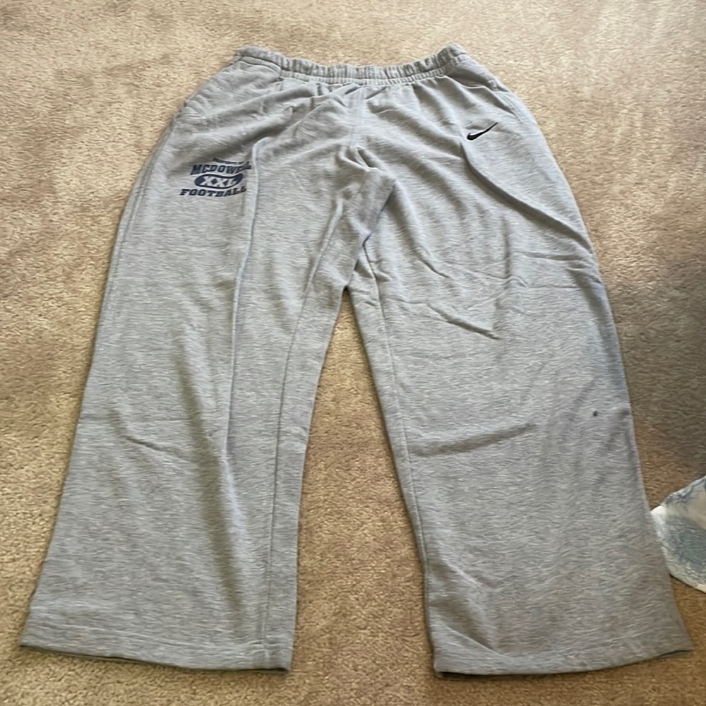 Light grey mcdowell football sweats
